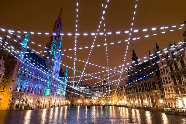 Brussels, Belgium (Late November to early January): Winter Wonders in Brussels includes a massive light show, Ferris wheel, and ice rink. The market stretches across the city center with Belgian chocolates and waffles galore. Brussels, Belgium (Late November to early January): Winter Wonders in Brussels includes a massive light show, Ferris wheel, and ice rink. The market stretches across the city center with Belgian chocolates and waffles galore.