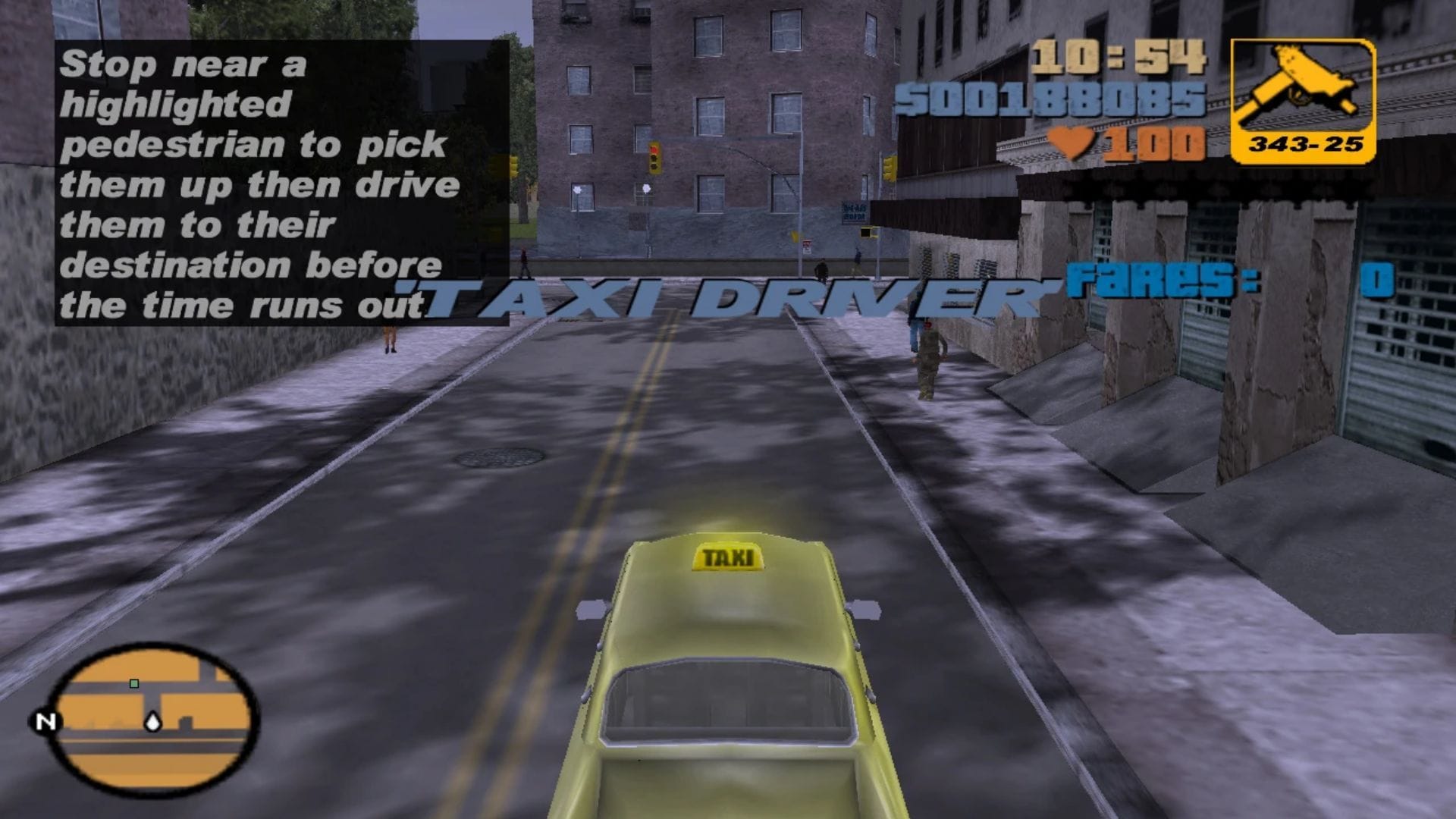 GTA 3 taxi missions (Image via Rockstar Games || GTA Wiki)
